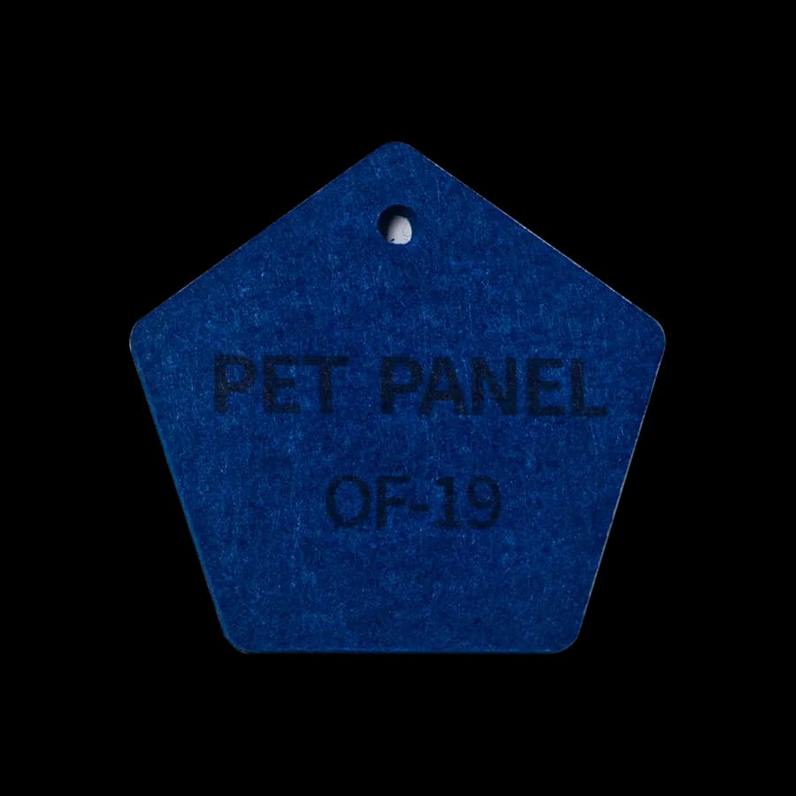 Panel Poliester 1.22 x 2.44 x9mm Color OF19 - Azul Indigo