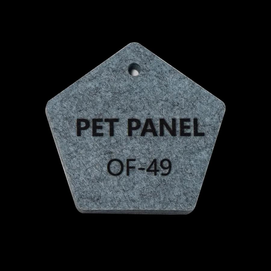 Panel Poliester 1.22 x 2.44 x9mm Color OF49 - Gris