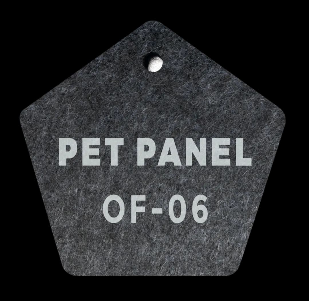 Panel Poliester 1.22 x 2.44 x9mm Color OF06 - Gris Oscuro