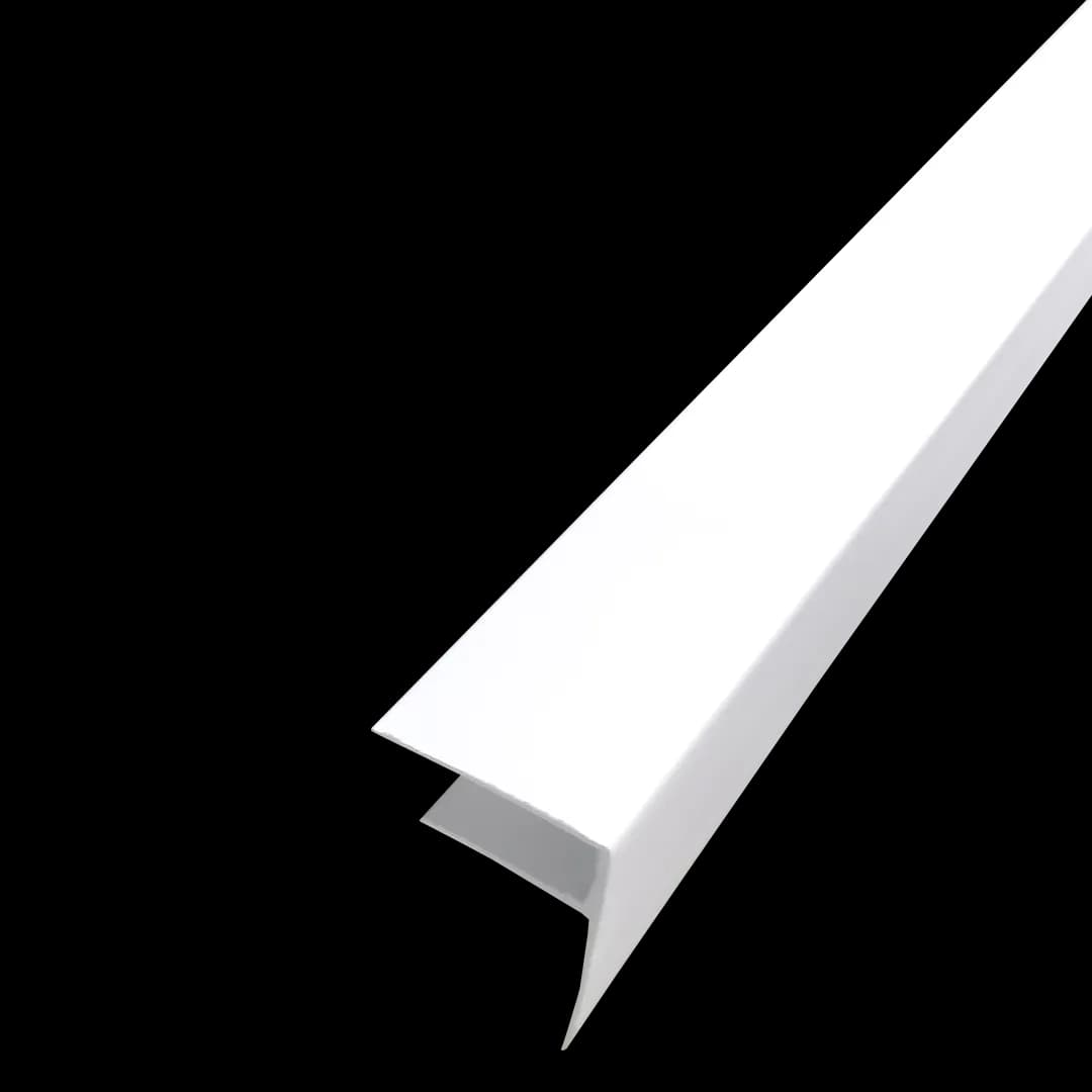 Angulares F (BLANCO) de PVC de 19 pies (caja 40uds)s