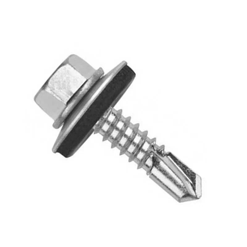 Tornillos Neopreno 12'' * 1 1/2" con Goma Cabeza 5/16"