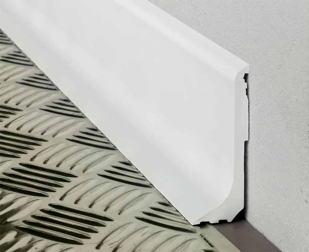 Zocalo Higienico en PVC de Polysto 200mm x 80mm - 30mm (PV8F-LG)